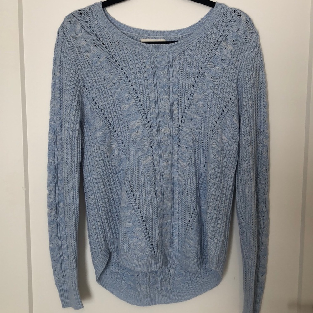 🔥SALE🔥 2/$8 Baby Blue Knitted Sweater😍
